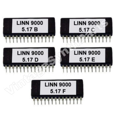 Linn 9000 latest official firmware version 5.17 eprom rom chip vintage linndrum Linn Electronics