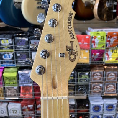 G&L Tribute Series ASAT Classic Bluesboy Semi-Hollow Clear Orange image 3