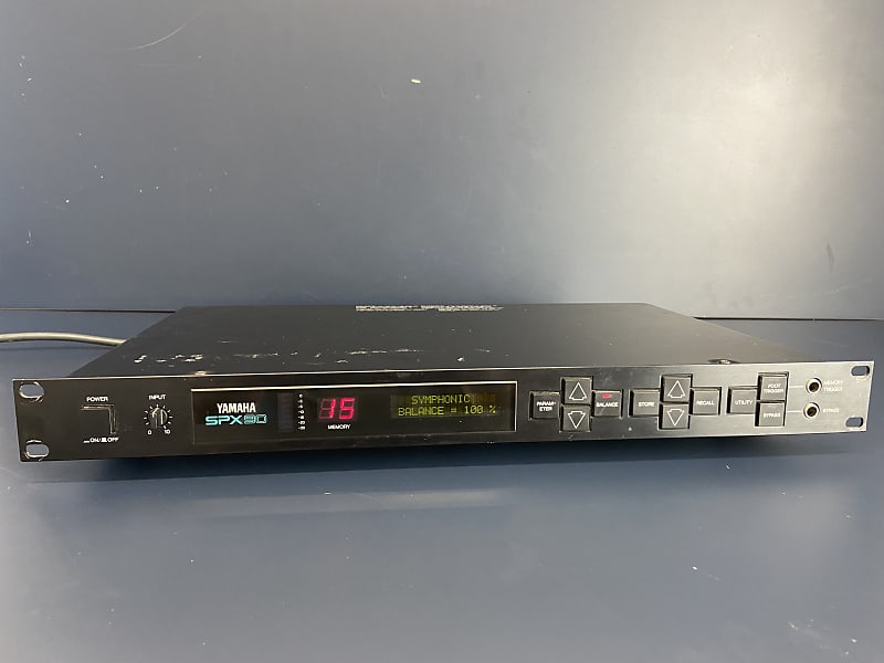 yamaha spx90 digital sound processor 中古品 YAMAHA SPX90 Digital Multi-Effects Sound Processor | eBay