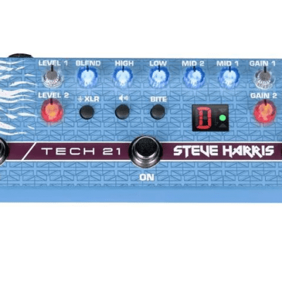 New Tech 21 Steve Harris Signature SH1 Sansamp Bass Guitar Preamp Pedal image 3