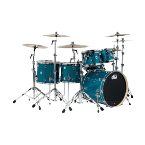 DW Classics Series 22" Bass Drum - Teal Glass image 4