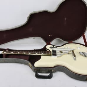 National Val Pro  84 vintage Resoglas electric guitar 1961/62 white image 11
