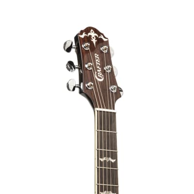 Crafter Noble Series Small Jumbo Acoustic-Electric Guitar - NOBLE TBK image 5