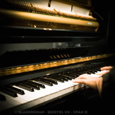 Yamaha u3 upright piano 19XX - Black Perfect Condition image 13