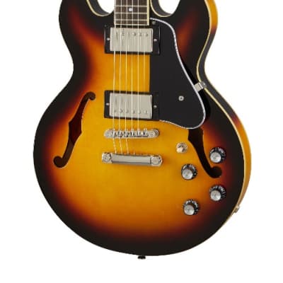 Epiphone ES-339 Semi Hollow Electric Guitar, Vintage Sunburst image 3