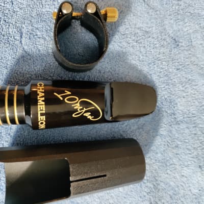 10mfan Chameleon Tenor Sax Mouthpiece, size 7** - Hard Rubber image 2
