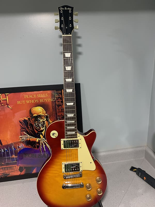 Glen Burton Les Paul Style Burst