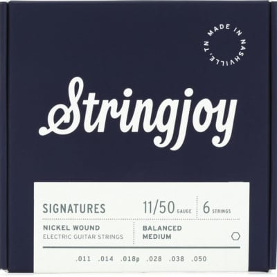 Stringjoy Signatures Nickel-wound Balanced Electric Guitar Strings - .011 - .050 Medium image 2