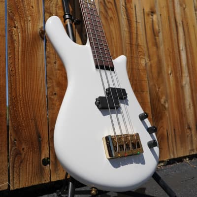 Spector Euro4 Ian Hill Signature 50th Anniversary White 4-String Electric Bass w/ Gig Bag (2022) image 7