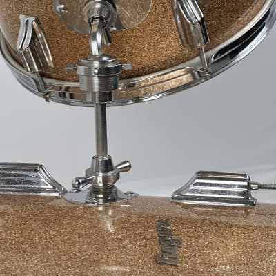 Rogers 20/12/16" 60's Cleveland-Era Holiday "Headliner" Drum Set - Champagne Sparkle image 5
