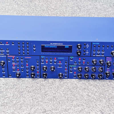 Novation Supernova Polyphonic Rackmount Synthesizer 1998 - Blue