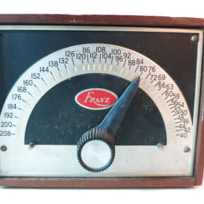 Vintage FRANZ Electric Metronome Model LM-FB-5 in Walnut Case image 1