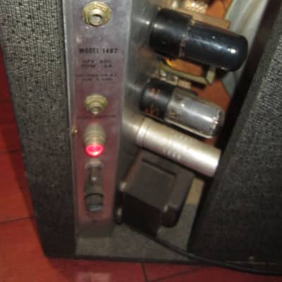~1964 Silvertone Model 1482 Combo Amp Grey image 6