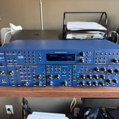 Novation Supernova Polyphonic Rackmount Synthesizer 1998 - Blue