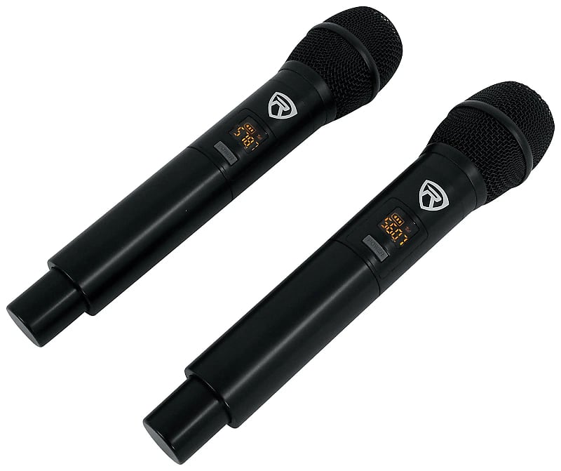 Rockville RKI65BT Dual UHF Wireless Microphones+Bluetooth Reverb