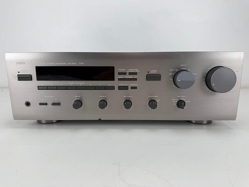 Yamaha RX-550 Natural Sound Stereo Receiver With Remote Control  			