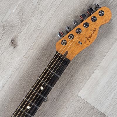 Fender American Acoustasonic Telecaster Guitar, Ebony Fingerboard, Black image 8