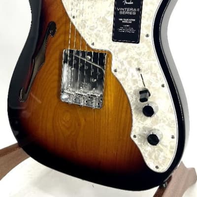 Fender Vintera II 60S Telecaster Thinline Maple 3-Tone Sunburst Serial #: MX23028414 image 4