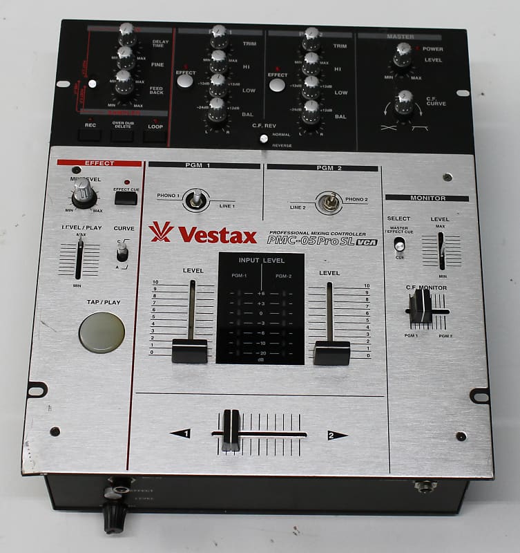 Vestax PMC-05 Pro SL VCA DJ Mixer Mixing Controller W Sampler PMC-05ProSL  Rare