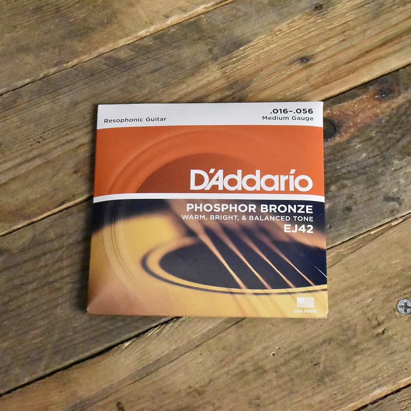 D'Addario EJ42 Resophonic Guitar Strings image 1