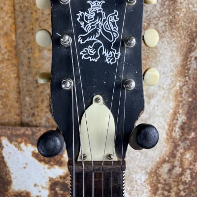 Custom Kraft Midnight Special 1960s Electric Guitar-Black (Used) image 16