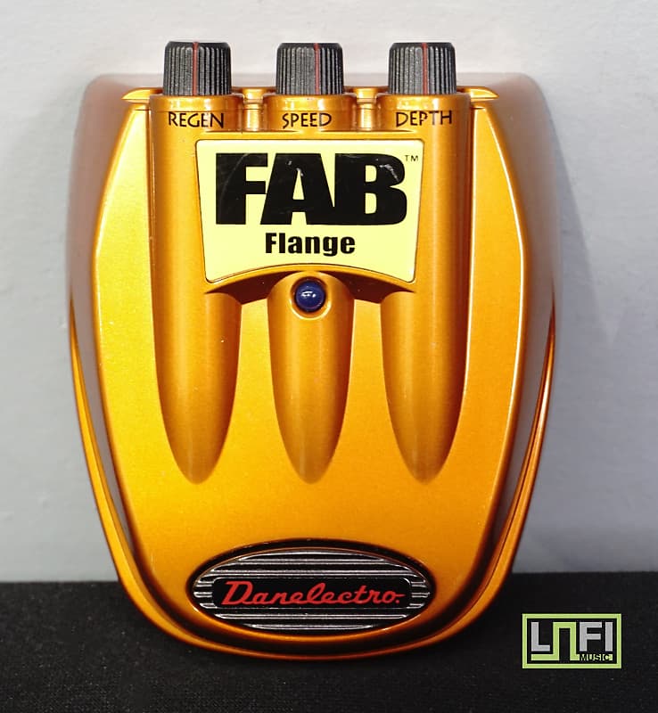 DanElectro Fab Flange / Flanger Electric Guitar Effect Pedal image 1