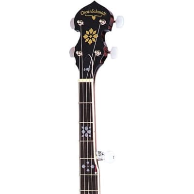Oscar Schmidt OB5LH Left-Handed 5-String Closed-Back Resonator Banjo, Natural image 3