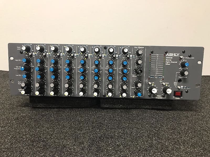 Ashly MX508 8 channel rack mount mixer Reverb