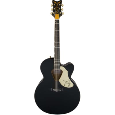 Gretsch G5022CBFE Rancher Falcon Jumbo Acoustic-Electric Guitar - Black for sale