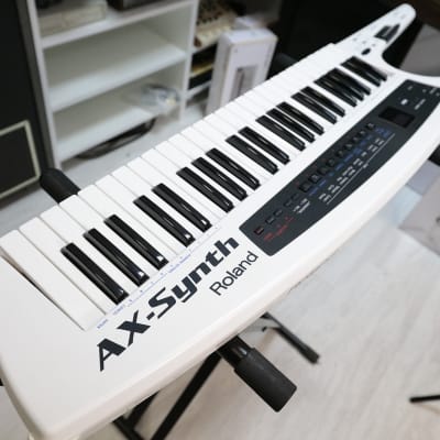 Roland AX Synth 49 Key Shoulder Synthesizer 2009 2012 White Reverb