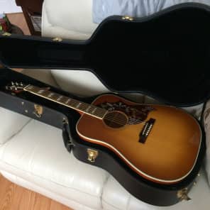 Gibson hummingbird honey burst on sale