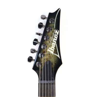 Ibanez Premium RG1121PB Electric Guitar w/Bag - Charcoal Black Burst image 5