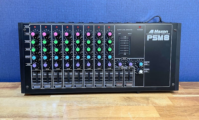 [Mint] Maxon PSM8 8-Channel Personal Stereo Mixer Rare!