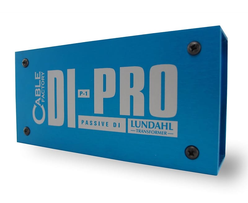 Cable Factory P1 2020s Blue Passive DI box for bass guitar Reverb