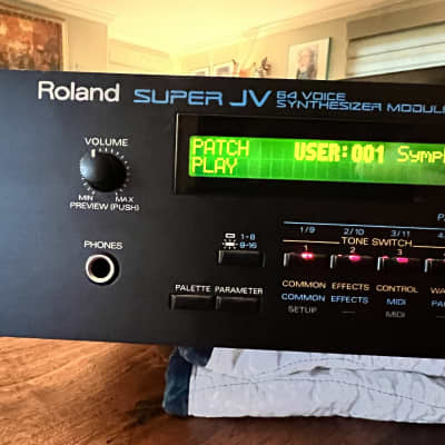 Roland JV-1080 64-Voice Synthesizer Module – (4) SR-JV-80 Expansion Boards Included