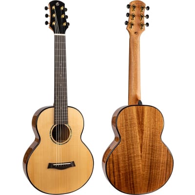 Flight GUT850 Guitarlele New - mahogany body and a solid spruce top image 2