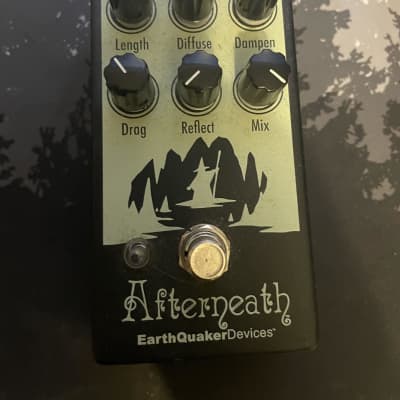 EarthQuaker Devices Afterneath Otherworldly Reverberation Machine V2 2017 - 2020 Black image 1