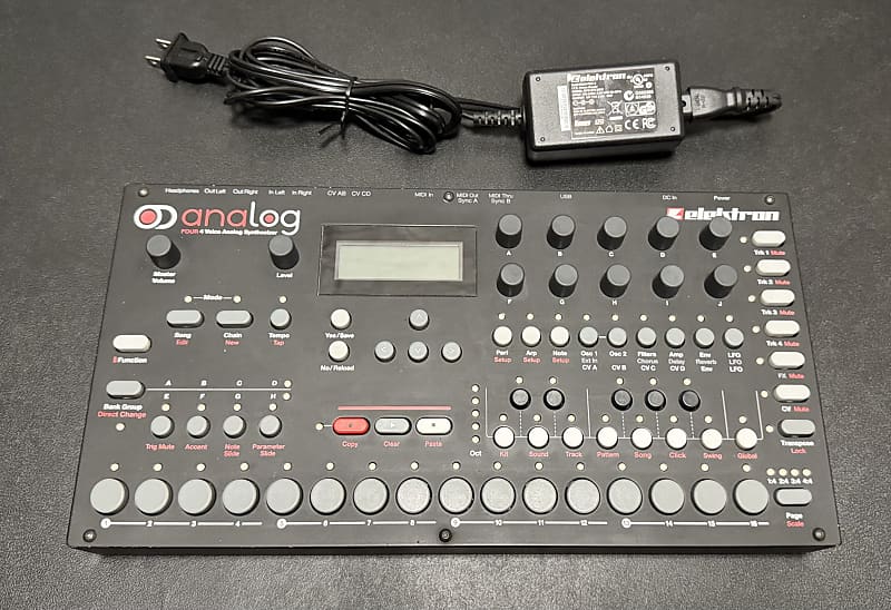 Elektron Analog Four 4-Voice Analog Synthesizer | Reverb