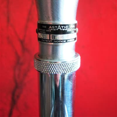 Vintage 1950's RARE Astatic DK-1 crystal microphone w F-11 adapter Harp mic image 4