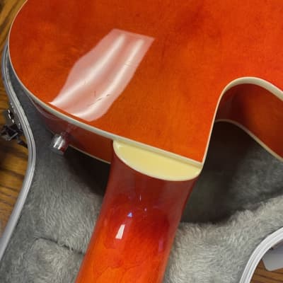 Gretsch G5440LSB Electromatic Hollow Body Long Scale Bass 2013 - Orange - w/Hardshell Case image 14