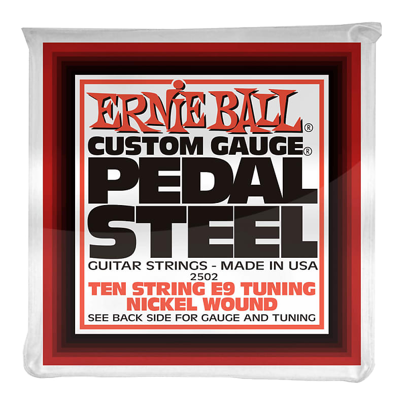 Ernie Ball 2502 10-String E9 Pedal Steel String Set, Nickle 13-38 image 1
