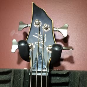 Cort Curt Curbow 4 string bass w active mighty mite humbucker Red image 2