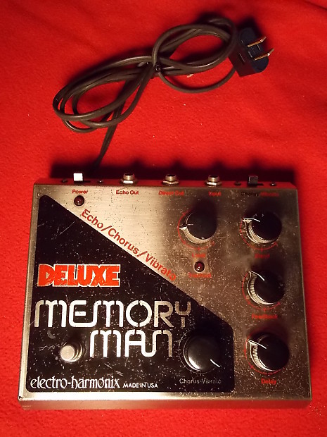 1981 DELUXE MEMORY MAN 5 KNOB VINTAGE ELECTRO HARMONIX ANALOG DELAY  --SERVICED!!