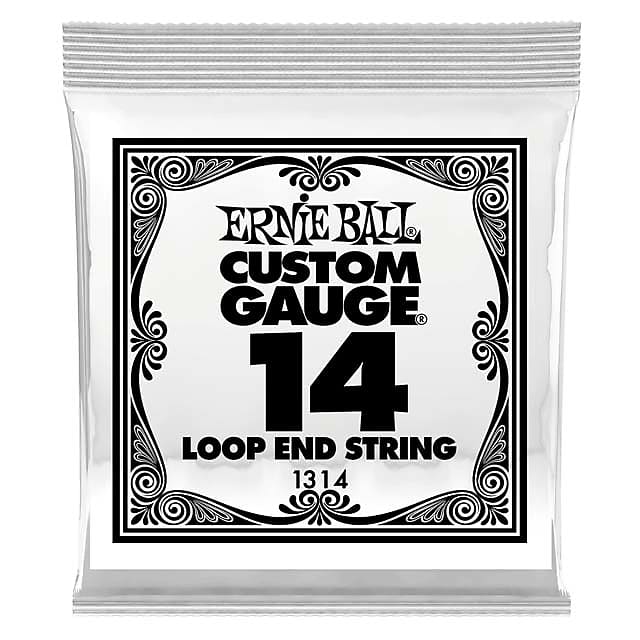 .014 Loop End Tin Plated Steel Custom Gauge for Banjo Mandolin Auto Harp Dulcimer Guitar Type String Works Great for Chinese 二胡 Spike Fiddle! image 1
