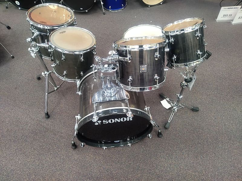 Sonor SClass Maple 6 Piece shell pack w/ Floor tom stand Reverb