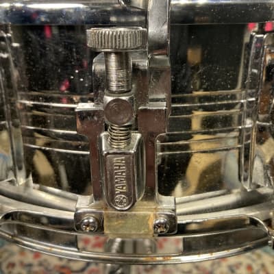 Yamaha 14x5" Steel Shell Snare Drum, No Badge 1980s - Chrome image 8