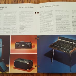 Altec 1973 Vintage Catalog & Price List Original, not copies image 3