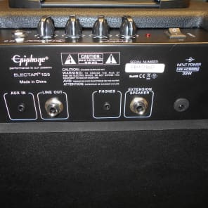 Epiphone electar 15b top