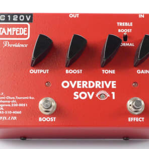 Providence Stampede SOV-1 Overdrive Pedal Owned and Signed by