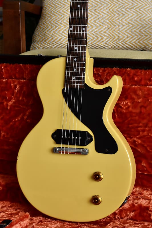 RARE 1988 Greco Japan EJR54-60 Les Paul Junior in TV Yellow Original MIJ  Fujigen Japanese Vintage Lawsuit JR